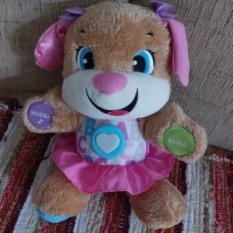 Fisher Price hovoriaci psík.