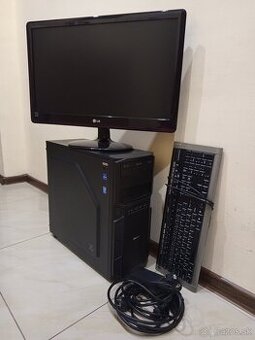 PC zostava + monitor