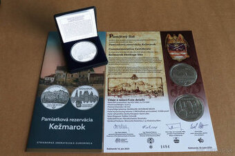 PREDAJ - 20 Eur 2025 - Pamiatková rezervácia Kežmarok