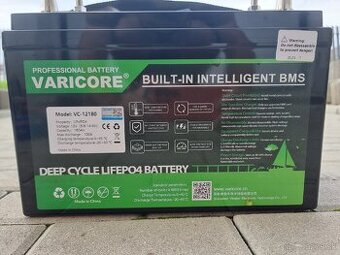 Batéria pre rybárov 12,8V 180Ah + menič a nabíjačka
