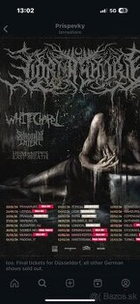 Lístok na Lorna Shore