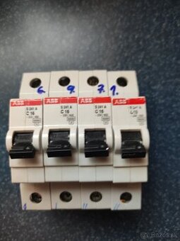 Predám 1faz a 3 fáz ističe