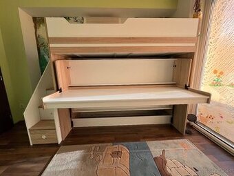 Detská multifunkčná poschodová posteľ City - 1