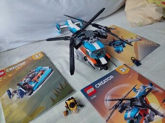 LEGO Creator 31096 – Helikoptéra s dvoma rotormi (3v1)