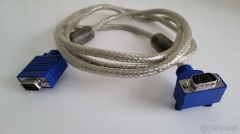 Kábel D-SUB VGA 15 pin, dĺžka 1,5 m