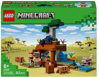 21269 Lego Minecraft – Výprava do bane a pásovec