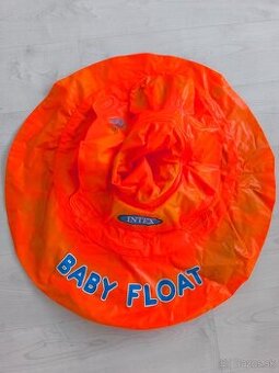 oranžové detské koleso na plavanie Baby flóra Intex