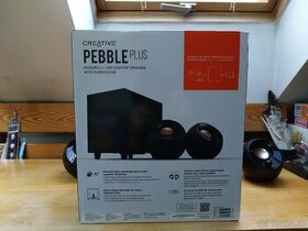 Predám Creative Pebble Plus 2.1 s zárukou - 1