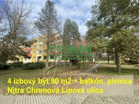 4 izbový byt Nitra Chrenová Lipová ulica ID 456-114-MIG