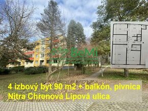 4 izbový byt Nitra Chrenová Lipová ulica ID 456-114-MIG - 1