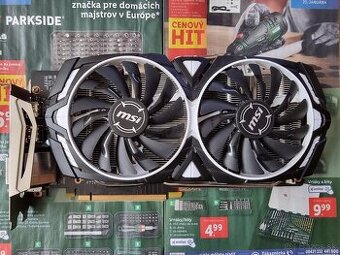 Predane-MSI GeForce GTX 1060 ARMOR 6G OCV1