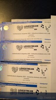 Lovestream 2025 - 3 dňová vstupenky Aktuálne Predám vstupenk