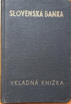 Vkladná knižka Slovenska banka