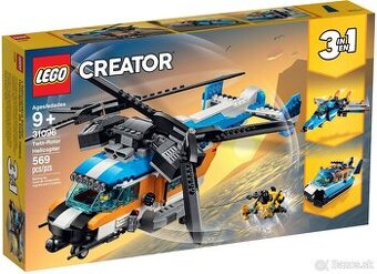 LEGO Creator 31096 - Helikoptéra s dvoma rotormi
