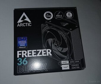 Predám Chladič na procesor ARCTIC Freezer 36 Black