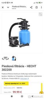 Piesková filtrácia Hecht