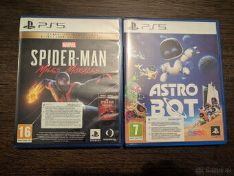 Astro bot a Spiderman Miles Morales PS5
