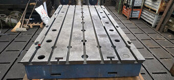 litinová upínací deska s T drážkami 3500x1750x350mm