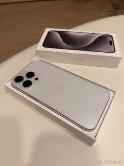 Predám IPhone 15Pro MAX, 256GB, White titan