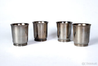 4 postriebrené poháriky Keltum