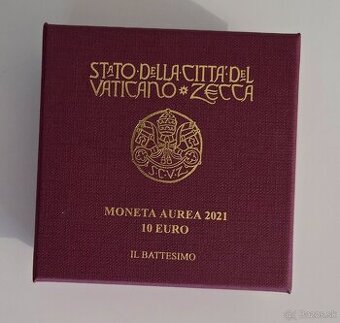 zlaté mince Vatikán v originálnych obaloch