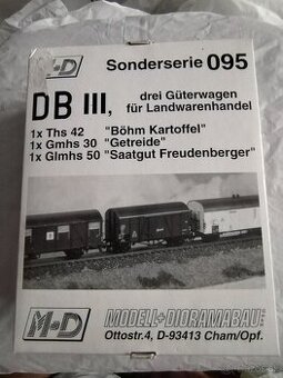 Set troch nákladných vagónov H0