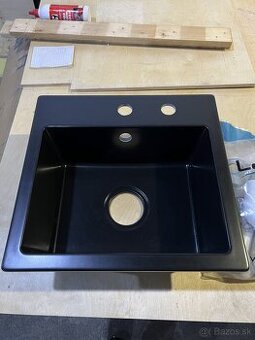 Granitový drez čierny nový