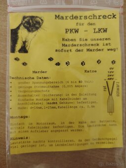 Odpudzovač Plašička LASIČIEK KÚN MAČIEK