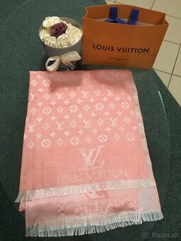 LOUIS VUITTON originál pink salik vrátane balenia