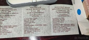 Vatikán Proof 5€, ročník 2006, Pontifikát pápeža Benedikta