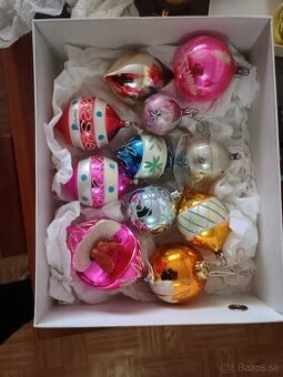 Vianočné gule retro