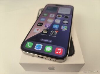 apple iphone 15 PRO 128gb White Titanium / Batéria 100%