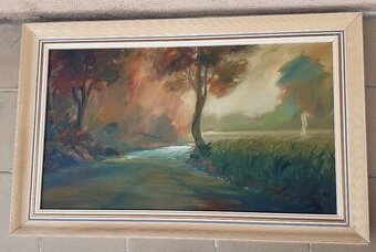 Starsi obraz, olejomalba 80 x 50 cm