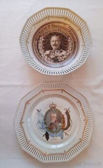 Porcelánové talíře - Wilhelm II., Rakusko Uhorsko