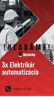 Elektrikár/ Automatizácia do Nemecka