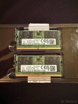 Predám Samsung DDR5 32GB (2×16GB) 5600 MHz (PC5-5600B) – nov