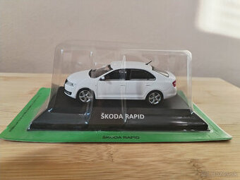 Predám model Škoda Rapid v mierke 1:43 od DeAgostini.