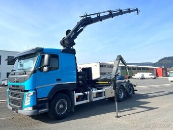 VOLVO FM 410 / 6x2/ 2016/ Hákový nosič + HIAB 166 +DO