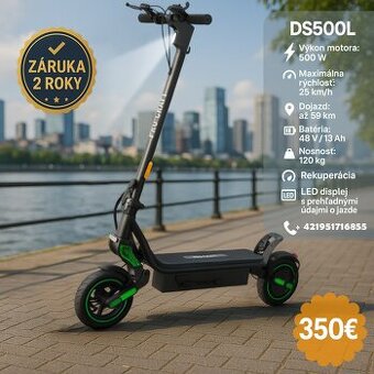 Nové Elektrické kolobežky Procraft DS500L