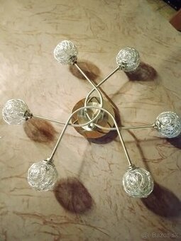 Sada luster a 2ks lampa (veľká + malá)