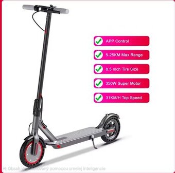 Predám novu elektrickú kolobežku za 160 Eur