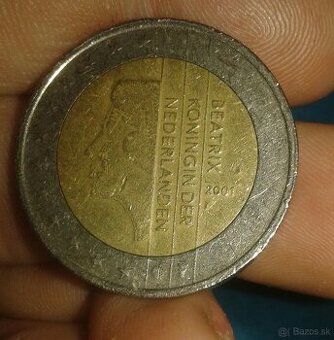 2 euro kralovna beatrix