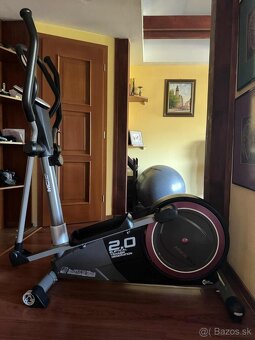 eliptický trenažér inSPORTline Atlanta Black 2.0