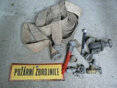 Staré hasičské věci.