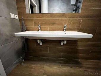 Dvojumývadlo DURAVIT 130cm + Batérie Hansgrohe