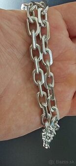 Strieborná retiazka 925, 68,5g, 60 cm, puncovaná -