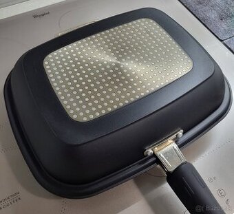 Obojstranná panvica Livington Black Doubletta Deluxe