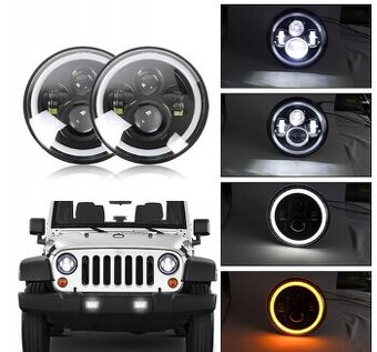 LED Svetlomety Okrúhle 178mm (Angel Eyes)