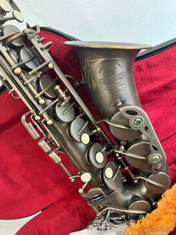 Nový alt saxofón kópia Selmer - nelakovaný- Antigue - nádher
