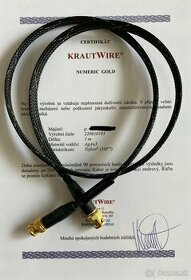 Krautwire Numeric Gold BNC, 1m - 1
